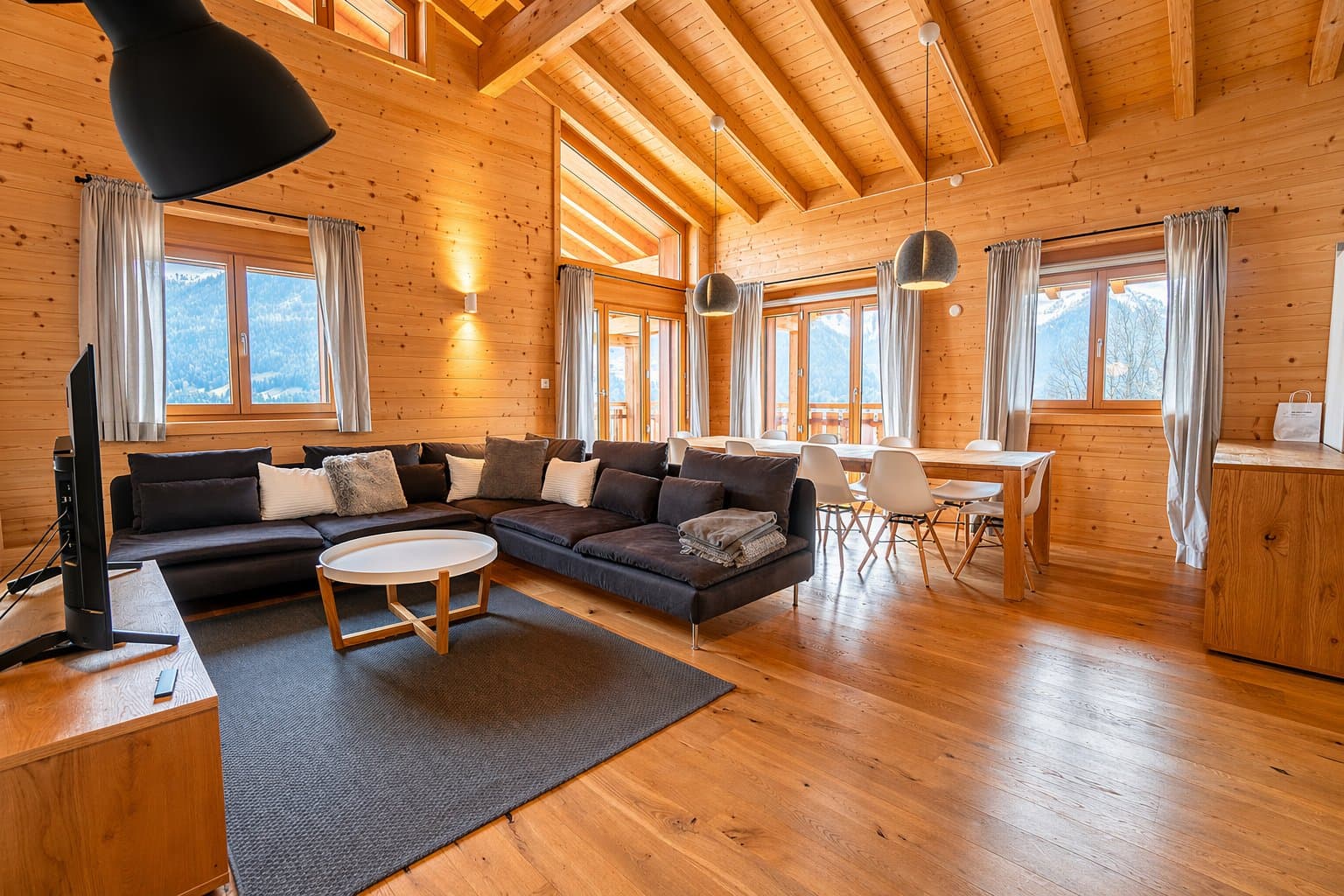 Immeuble en copropriété géré par Gryon Immobilier dans les Alpes vaudoises